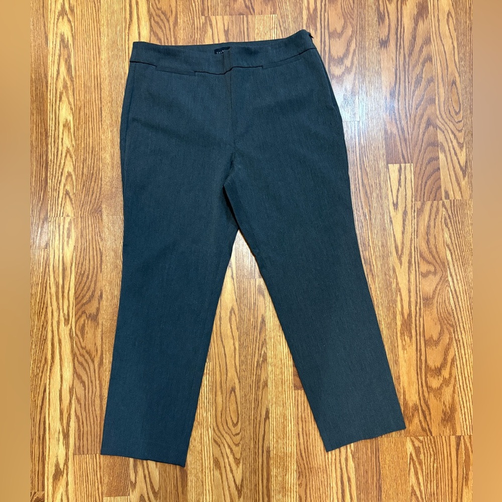 Talbots Women’s Charcoal‎ Bi-Stretch Pants 14 Fallfashion Practical Versatile